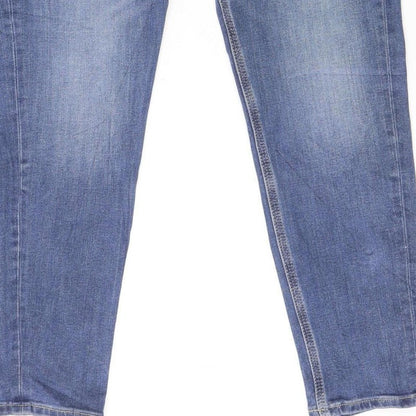 Marks and Spencer Women Blue Size 14 Short Ivy Magic Skinny Jeans