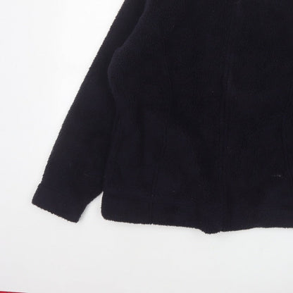 EWM Women’s Black Size 20 Fleece 1/4 Zip Collared Jacket