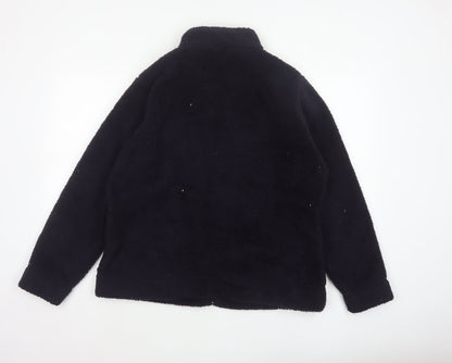 EWM Women’s Black Size 20 Fleece 1/4 Zip Collared Jacket