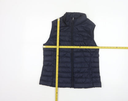 Betty Barclay Women Navy UK 12 Puffer Gilet Down Quilted Bodywarmer