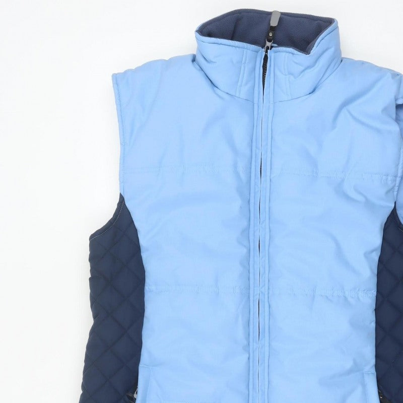 Rydale Women’s Blue Quilted Padded Gilet Waistcoat Size 16