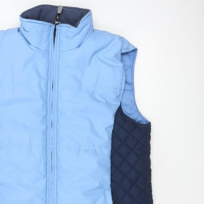 Rydale Women’s Blue Quilted Padded Gilet Waistcoat Size 16
