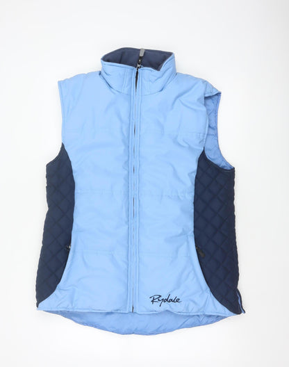 Rydale Women’s Blue Quilted Padded Gilet Waistcoat Size 16