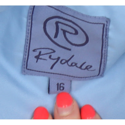 Rydale Women’s Blue Quilted Padded Gilet Waistcoat Size 16
