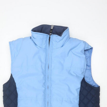 Rydale Women’s Blue Quilted Padded Gilet Waistcoat Size 16
