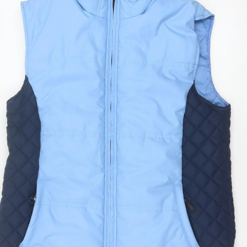 Rydale Women’s Blue Quilted Padded Gilet Waistcoat Size 16