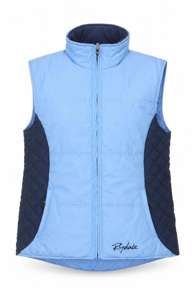 Rydale Women’s Blue Quilted Padded Gilet Waistcoat Size 16