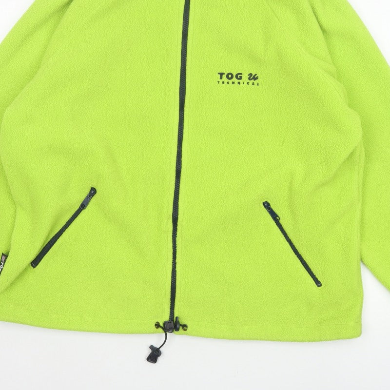 TOG 24 Men’s Green L Polartec Fleece Full Zip Outdoor Jacket