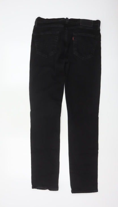 Levi's Premium Men’s Black W34 L34 511 Slim Stretch Jeans