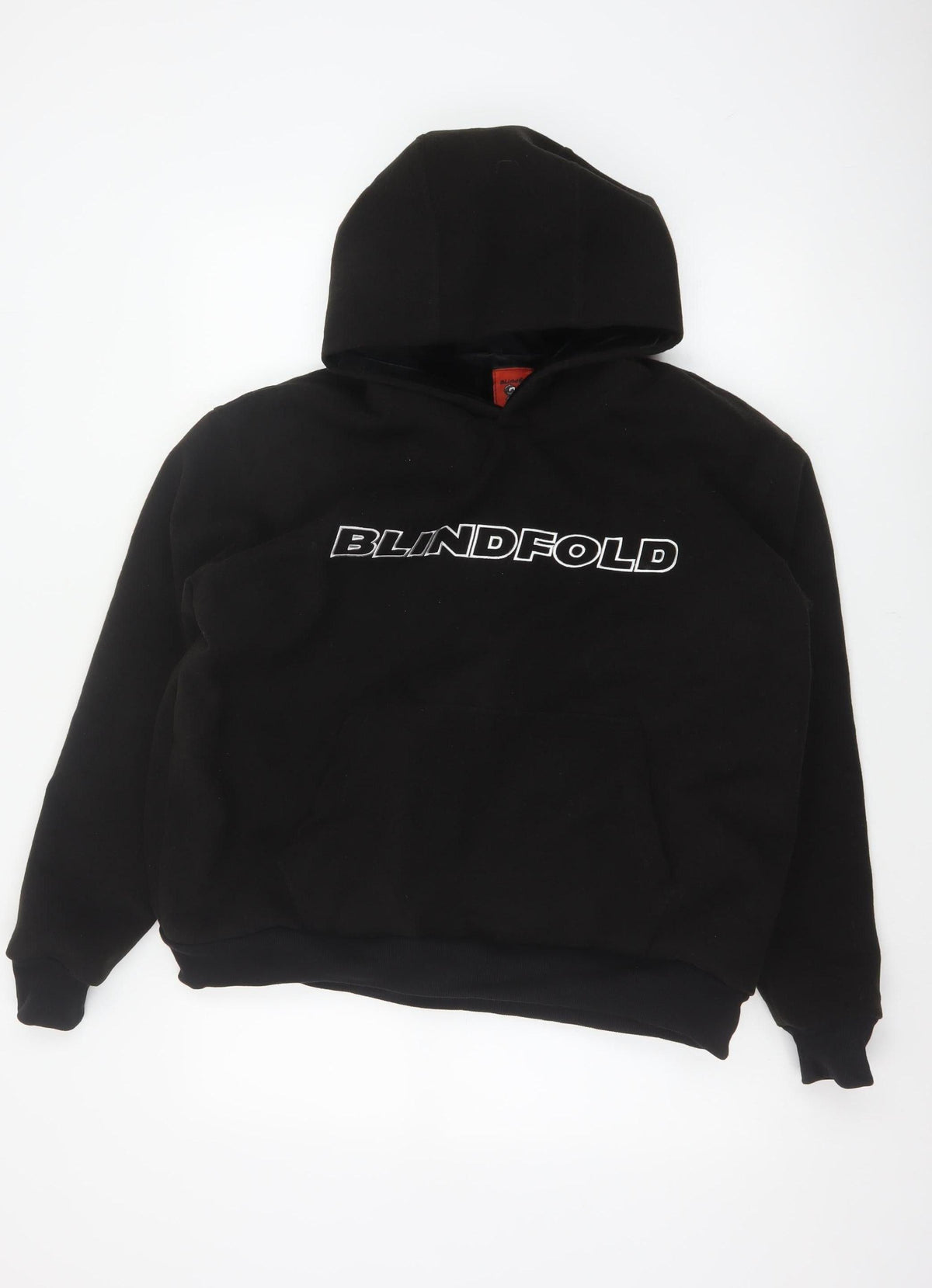 Blindfold Men’s Black S Pullover Logo Graphic Hooded Hoodie