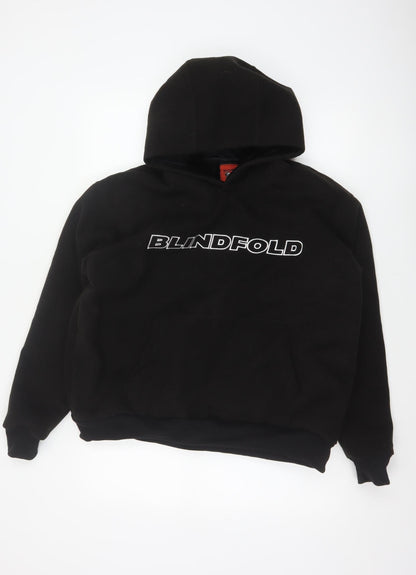 Blindfold Men’s Black S Pullover Logo Graphic Hooded Hoodie