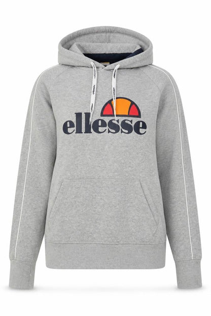 Ellesse Women’s Grey Size 8 Logo Pullover Hoodie Fleece