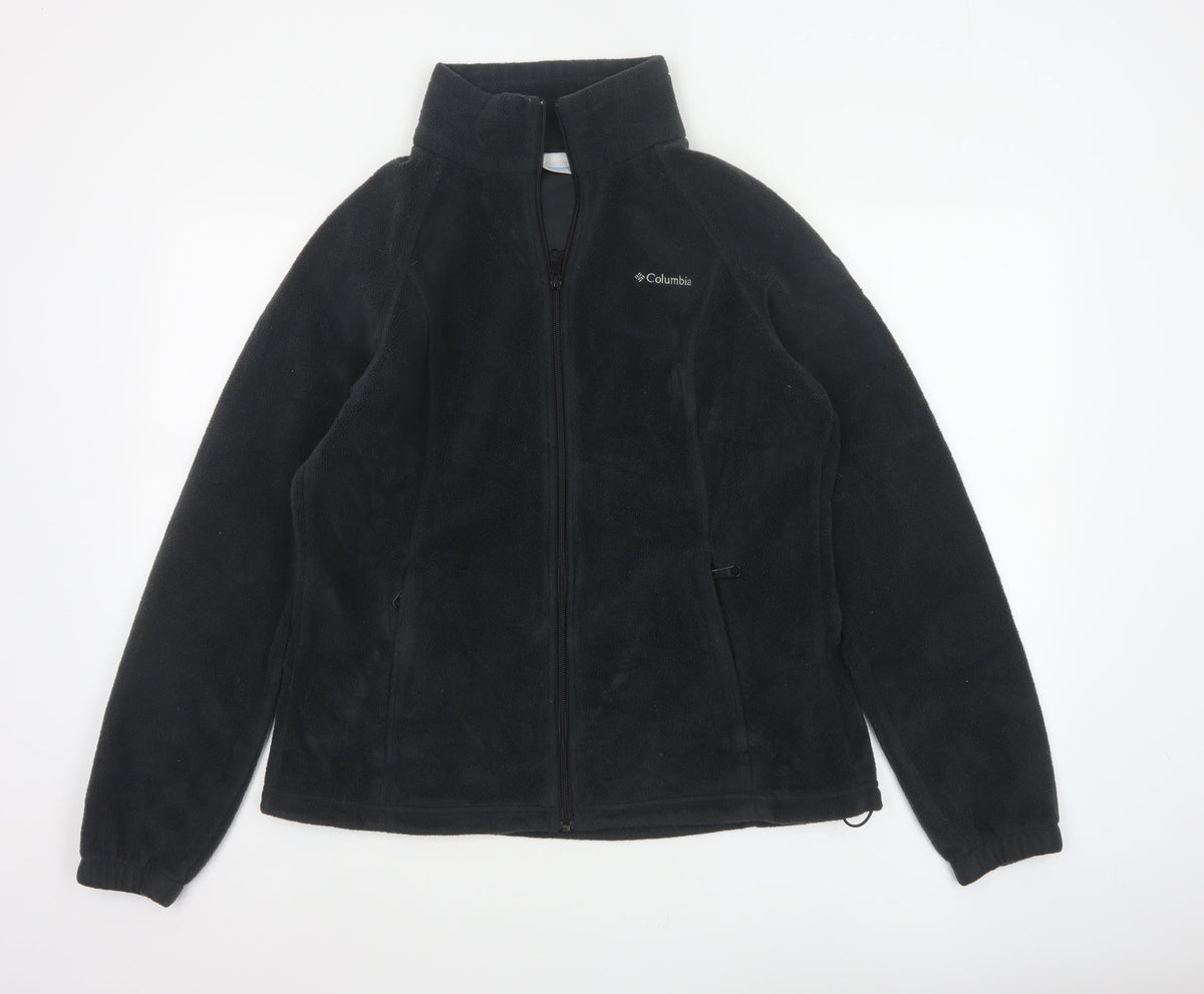 Columbia Women’s Black L Full Zip Fleece Basic Jacket Outdoor
