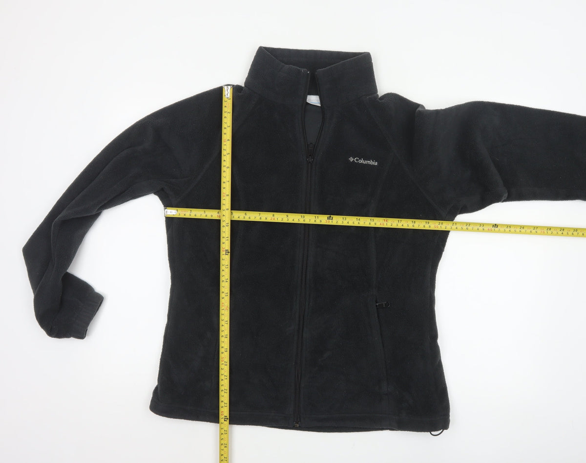 Columbia Women’s Black L Full Zip Fleece Basic Jacket Outdoor