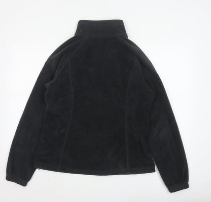 Columbia Women’s Black L Full Zip Fleece Basic Jacket Outdoor