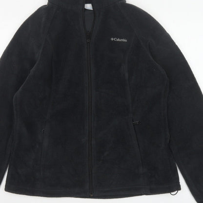 Columbia Women’s Black L Full Zip Fleece Basic Jacket Outdoor