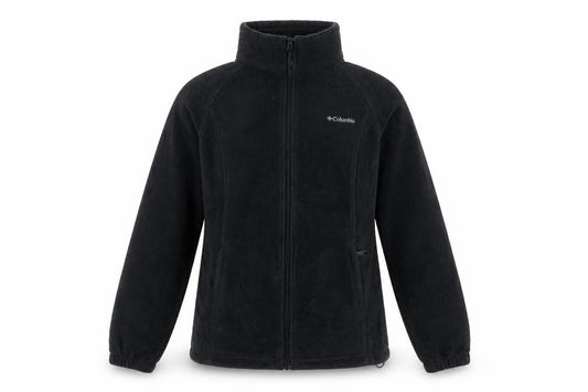 Columbia Women’s Black L Full Zip Fleece Basic Jacket Outdoor