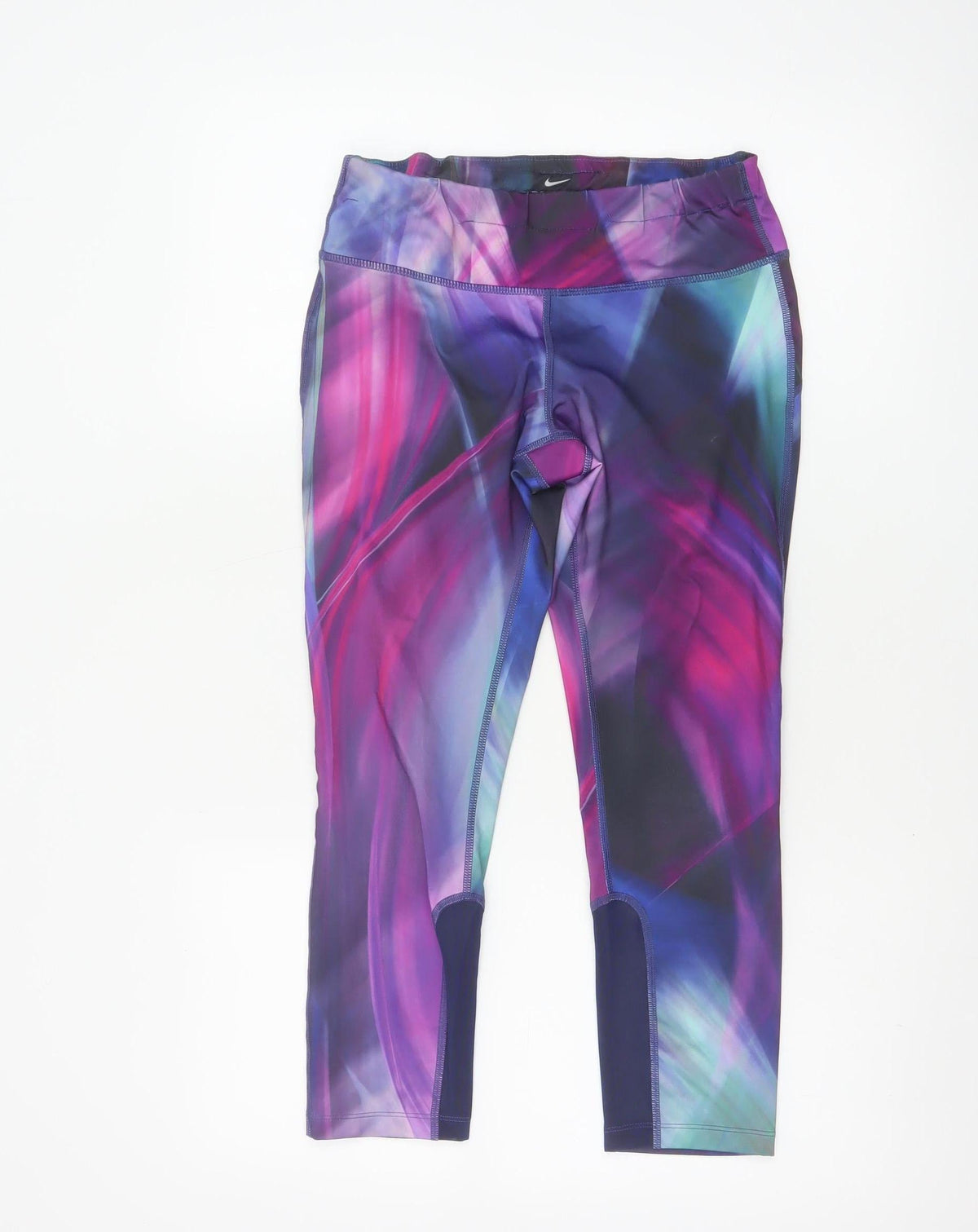 Nike Women’s Multicoloured S Dri-FIT Cropped Running Leggings