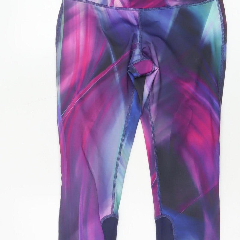 Nike Women’s Multicoloured S Dri-FIT Cropped Running Leggings