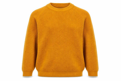 F&F Men’s Orange 3XL Chunky Knit Crew Neck Pullover Jumper