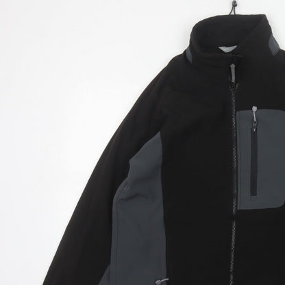 Regatta Men’s Black Grey XL Softshell Windbreaker Jacket