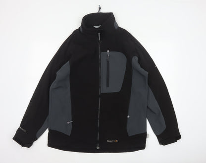 Regatta Men’s Black Grey XL Softshell Windbreaker Jacket