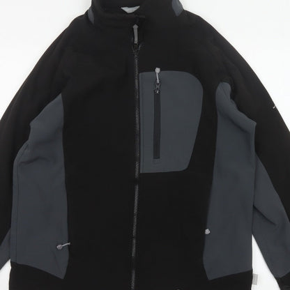 Regatta Men’s Black Grey XL Softshell Windbreaker Jacket