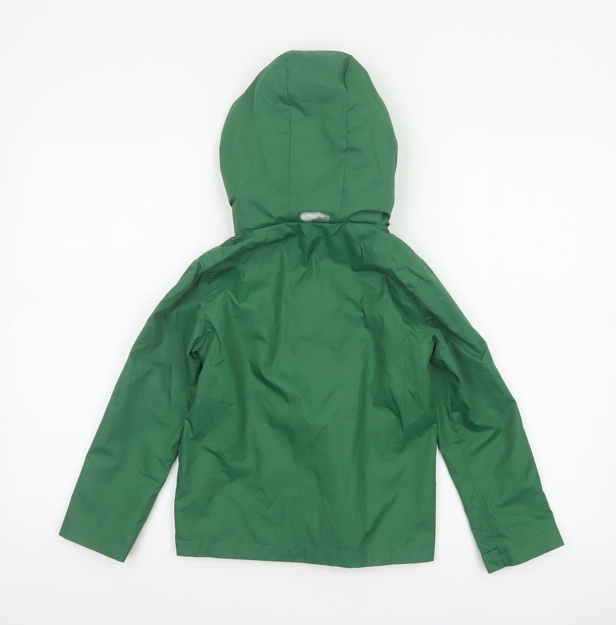 Mountain Warehouse Boys Green 5-6 Years Hooded Water Resistant Rain Jacket