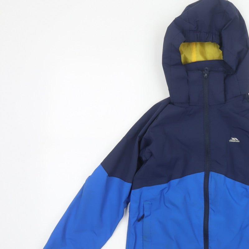 Trespass Boys Blue 9-10 Years Ski Jacket Waterproof Hooded