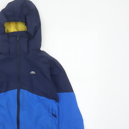 Trespass Boys Blue 9-10 Years Ski Jacket Waterproof Hooded