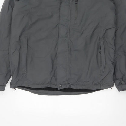 Peter Storm Mens Grey M Hooded Waterproof Insulated Ski Jacket