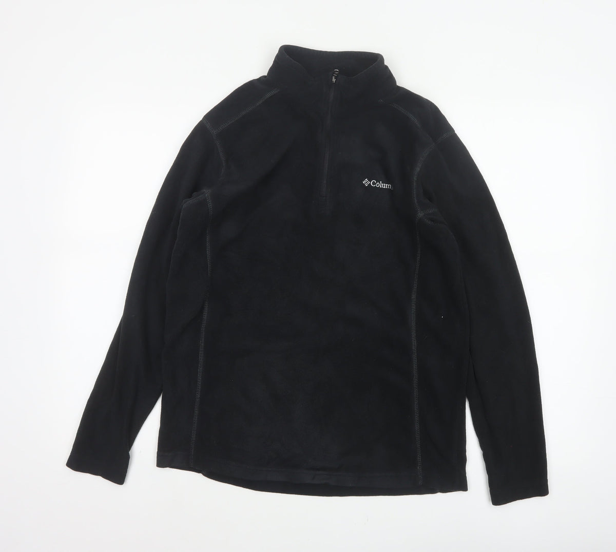 Columbia Men’s Black M 1/4 Zip Fleece Pullover Sweatshirt Outdoor