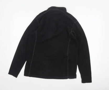 Columbia Men’s Black M 1/4 Zip Fleece Pullover Sweatshirt Outdoor