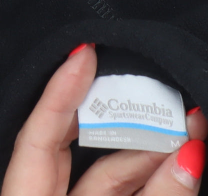 Columbia Men’s Black M 1/4 Zip Fleece Pullover Sweatshirt Outdoor
