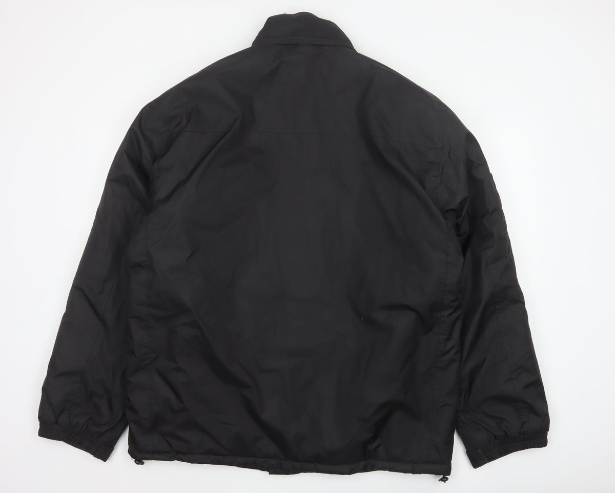 George Men’s Black XL Padded Full Zip Winter Jacket