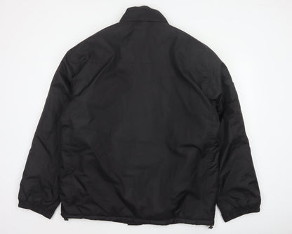 George Men’s Black XL Padded Full Zip Winter Jacket