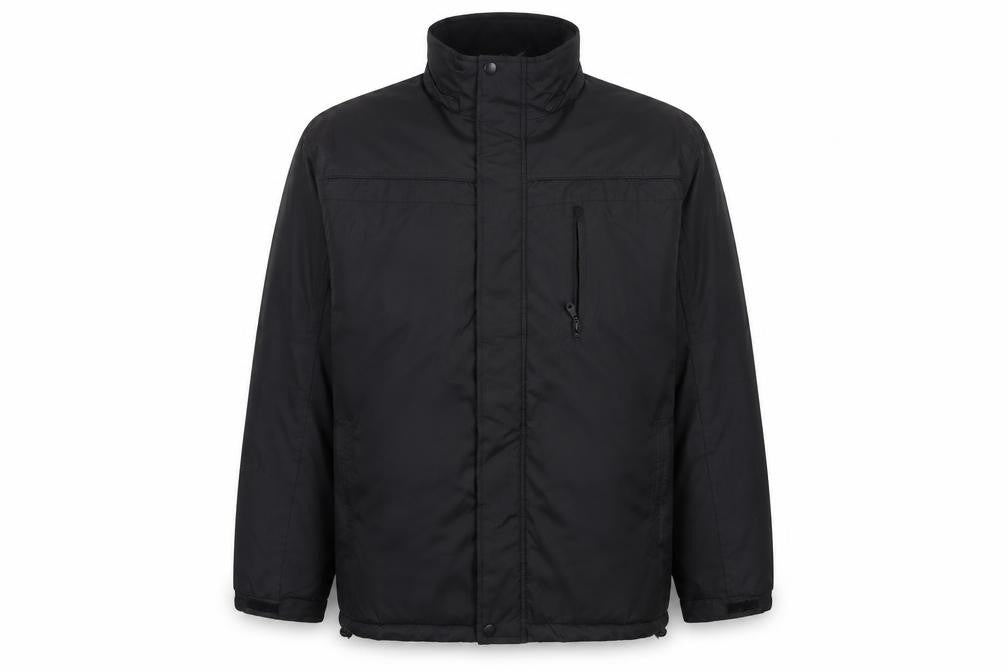 George Men’s Black XL Padded Full Zip Winter Jacket