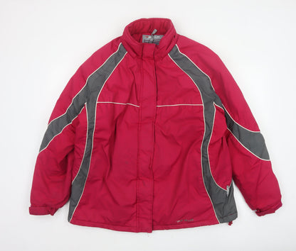 Parallel Women’s Pink Size 20 Ski Jacket Insulated Full Zip