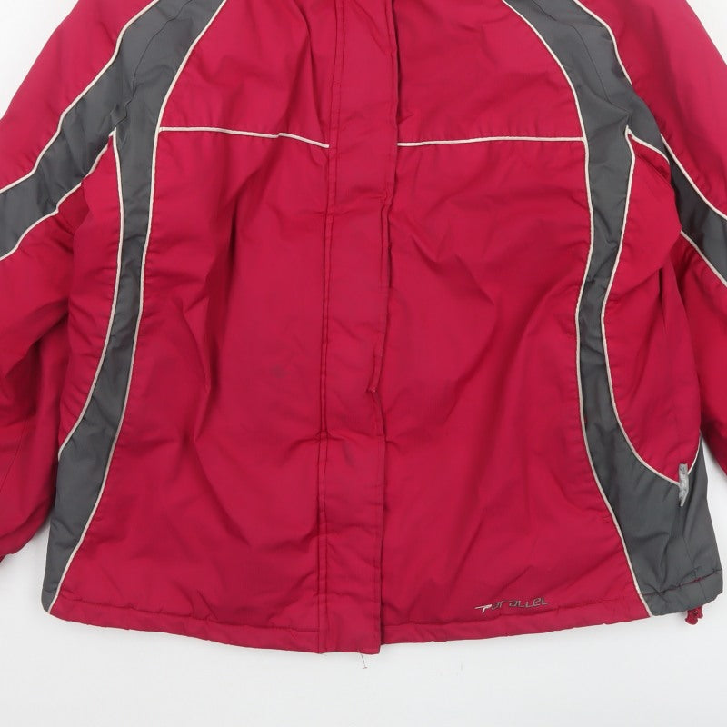 Parallel Women’s Pink Size 20 Ski Jacket Insulated Full Zip