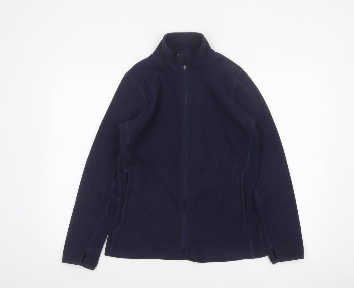 Rohan Women’s Navy S Microgrid Stowaway Full Zip Lightweight Jacket