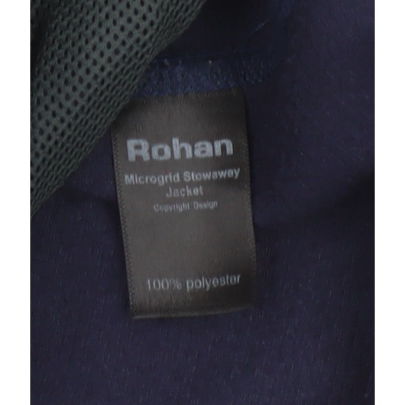 Rohan Women’s Navy S Microgrid Stowaway Full Zip Lightweight Jacket