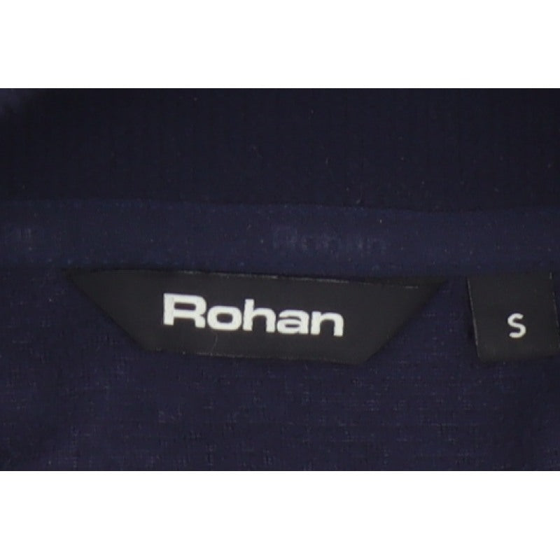 Rohan Women’s Navy S Microgrid Stowaway Full Zip Lightweight Jacket