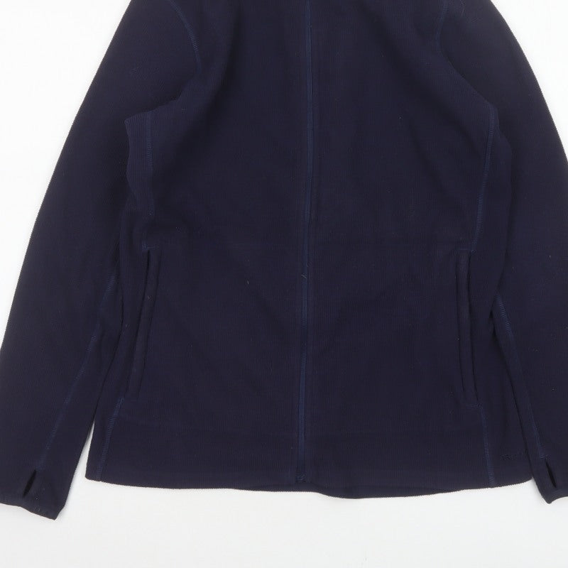 Rohan Women’s Navy S Microgrid Stowaway Full Zip Lightweight Jacket