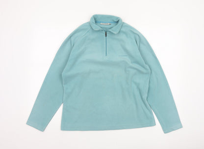 Craghoppers Women’s Blue UK 12 1/4 Zip Fleece Sweatshirt Hiking