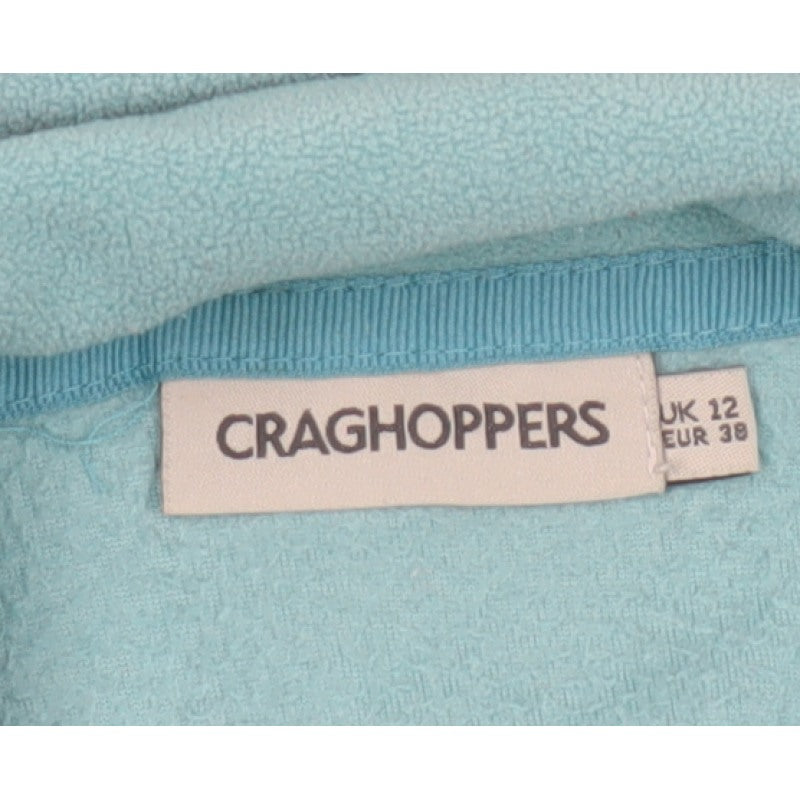Craghoppers Women’s Blue UK 12 1/4 Zip Fleece Sweatshirt Hiking