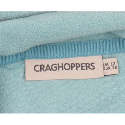 Craghoppers Women’s Blue UK 12 1/4 Zip Fleece Sweatshirt Hiking