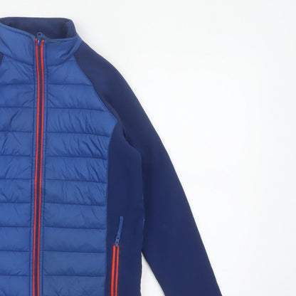 Mountain Warehouse Boys Blue Age 13 Puffer Jacket Quilted Softshell
