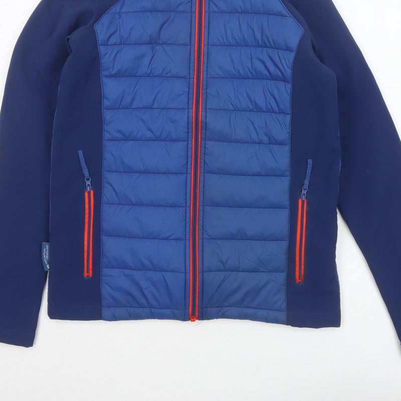Mountain Warehouse Boys Blue Age 13 Puffer Jacket Quilted Softshell