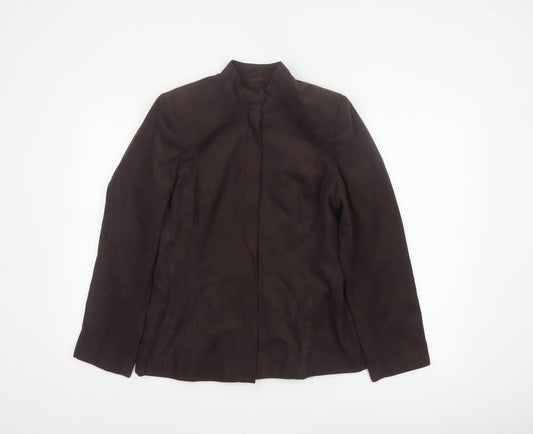 Louis Charles London Women’s Brown Size 12 Collared Lined Jacket