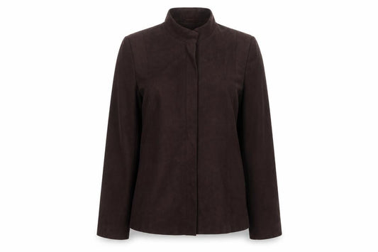 Louis Charles London Women’s Brown Size 12 Collared Lined Jacket